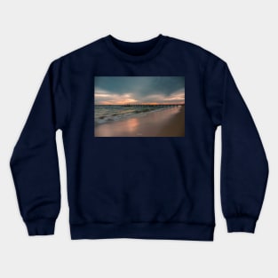 Shelley Beach Jetty, Portsea, Mornington Peninsula, Victoria, Australia Crewneck Sweatshirt